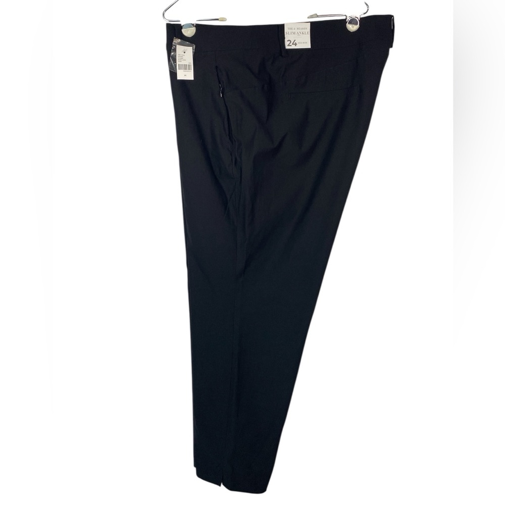 Lane Bryant (NWT) Black Slim Ankle Mid-Rise Pants Women’s Size 24